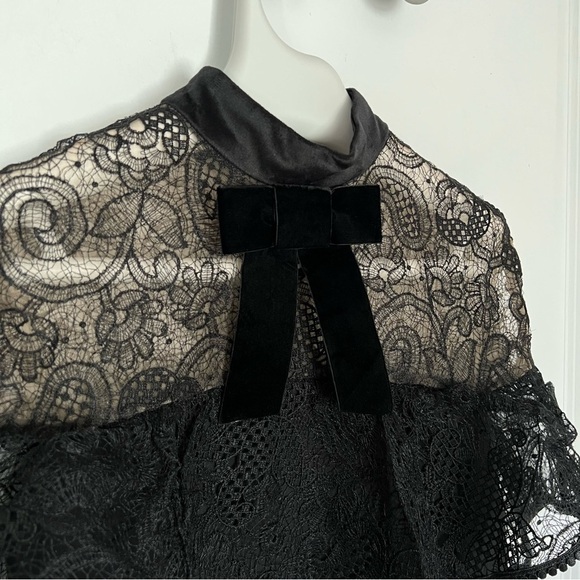 SELF-PORTRAIT
Line Lace Mini Dress - Picture 15 of 15